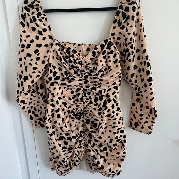 Markarian Leopard Print Mini Dress - Picture 7 of 9